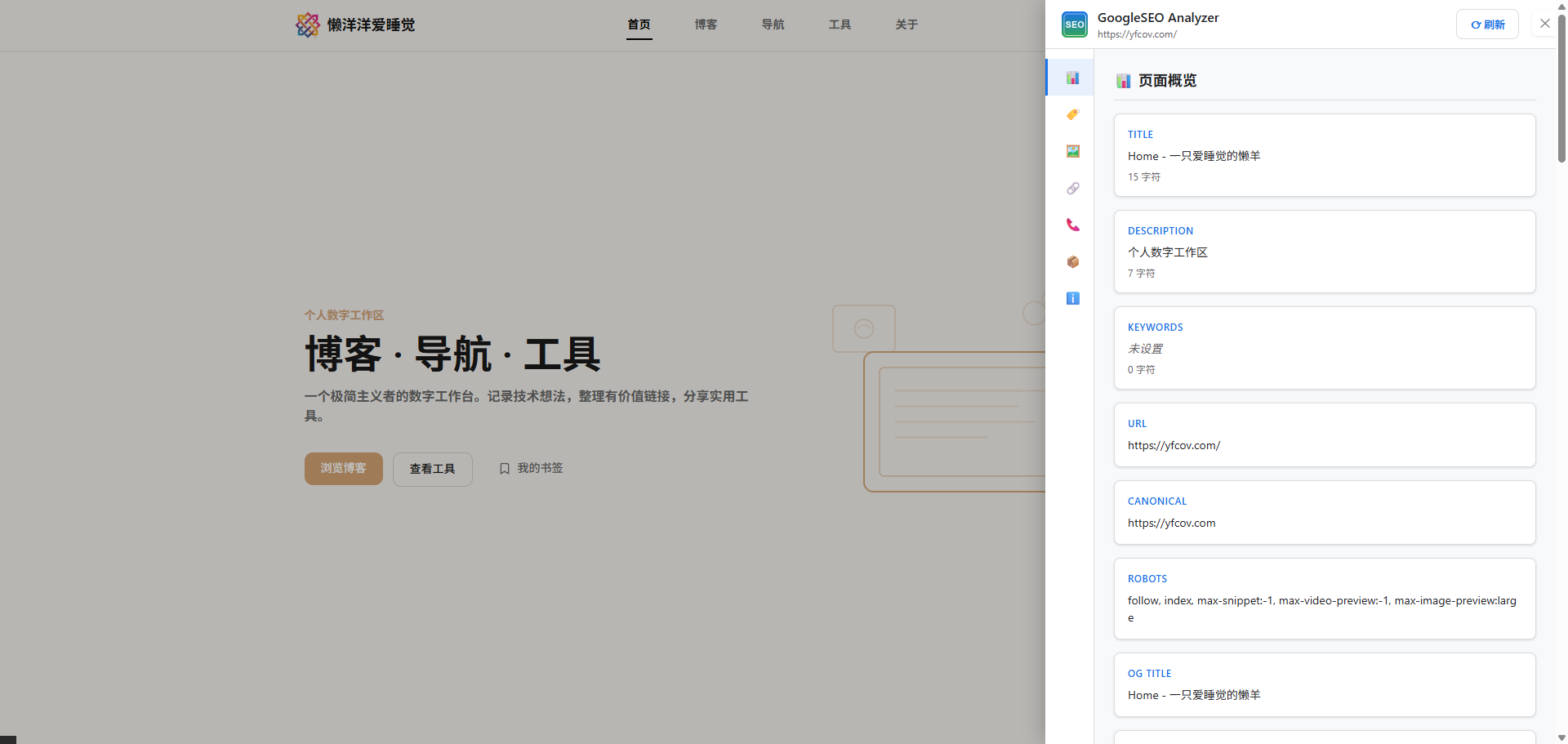 GoogleSEO Analyzer：轻量级 Chrome SEO 分析插件使用指南